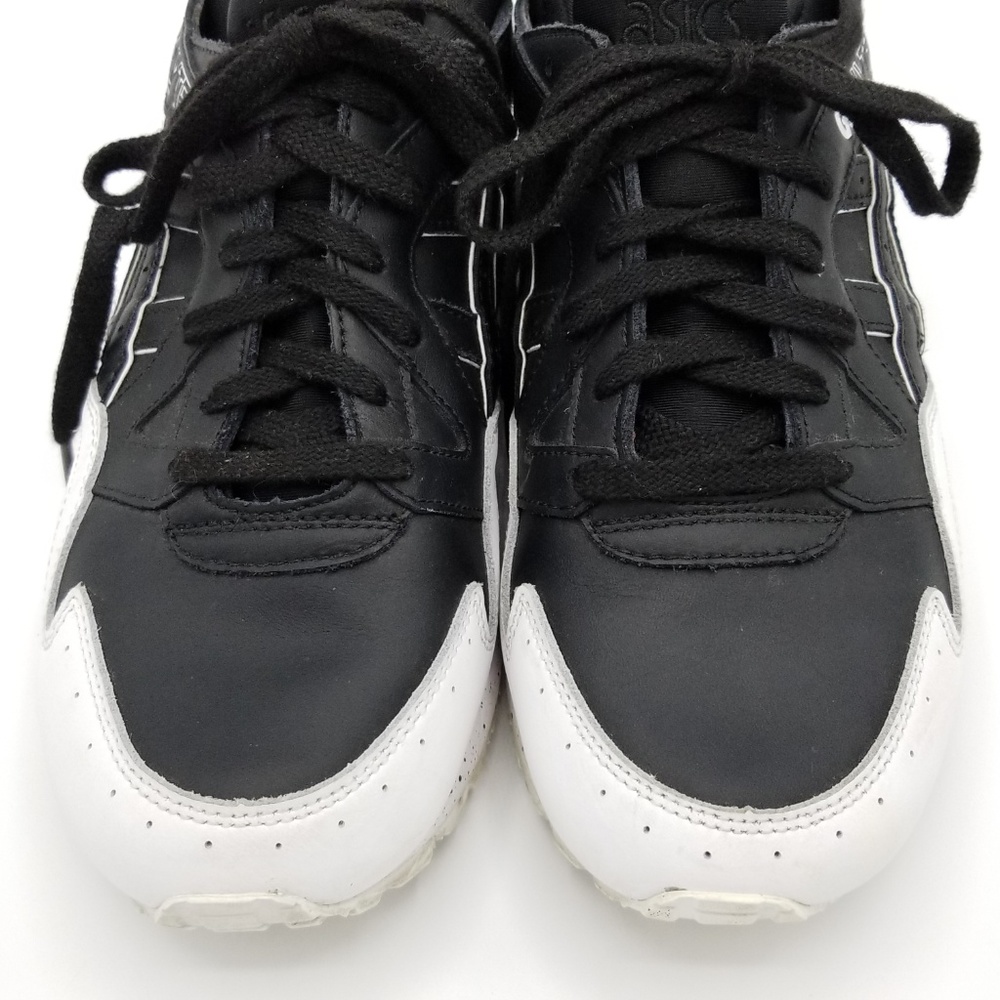 Asics Gel Lyte V 5 Mens Leather Black White Shoes - Picture 5 of 8